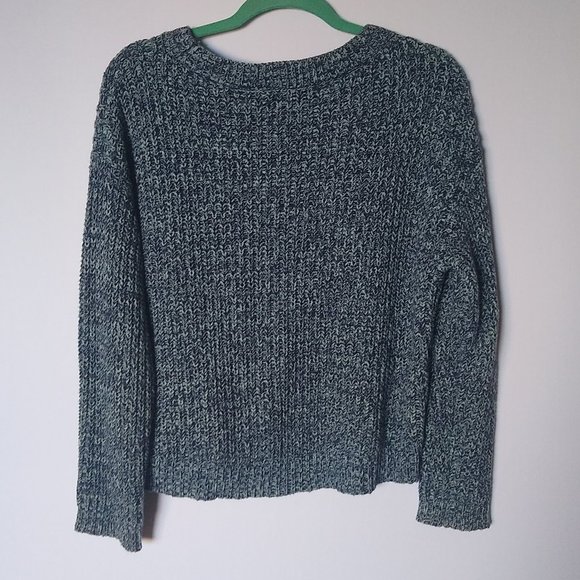 Urban Outfitters BDG Marled Blue Knit Sweater sz S - Picture 2 of 5